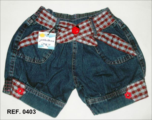 Short Infantil Jeans- 403